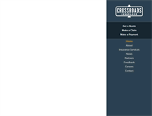 Tablet Screenshot of crossroadsinsurance.ca